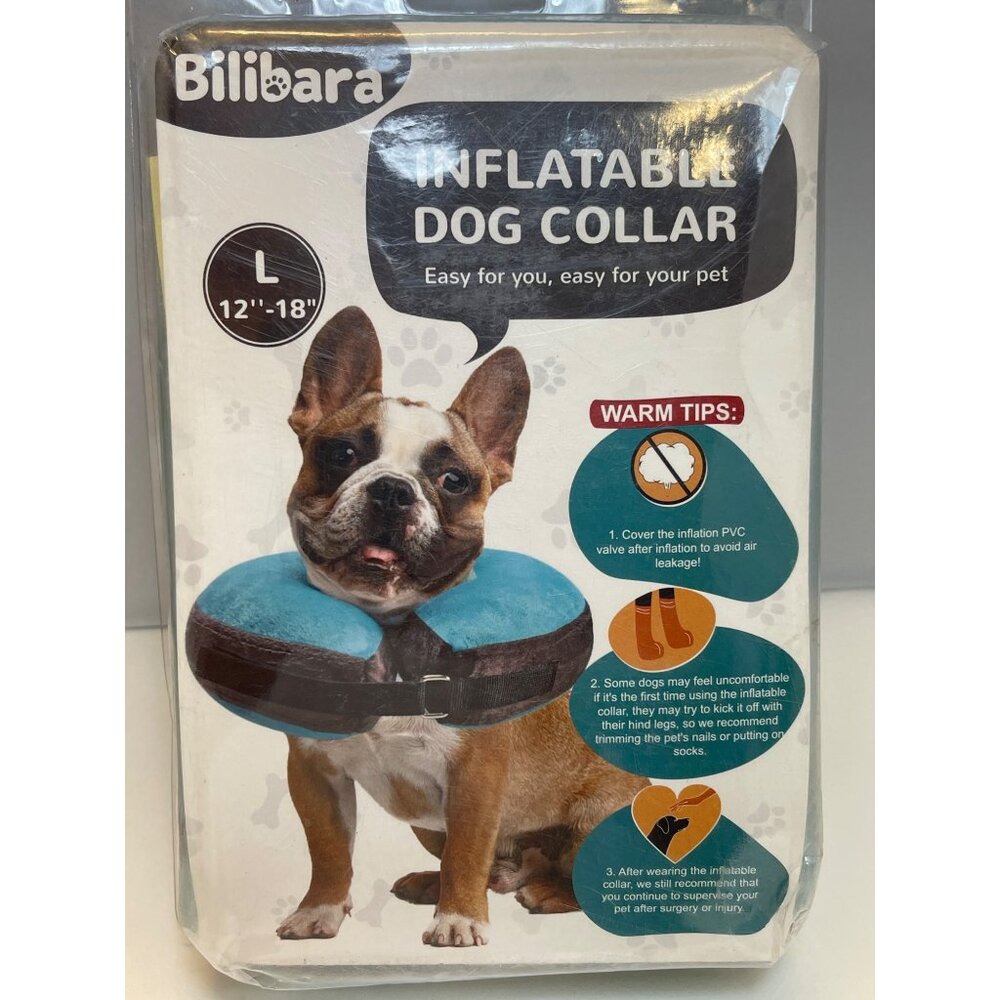 Inflatable Dog Collar 12"-18" Large New!